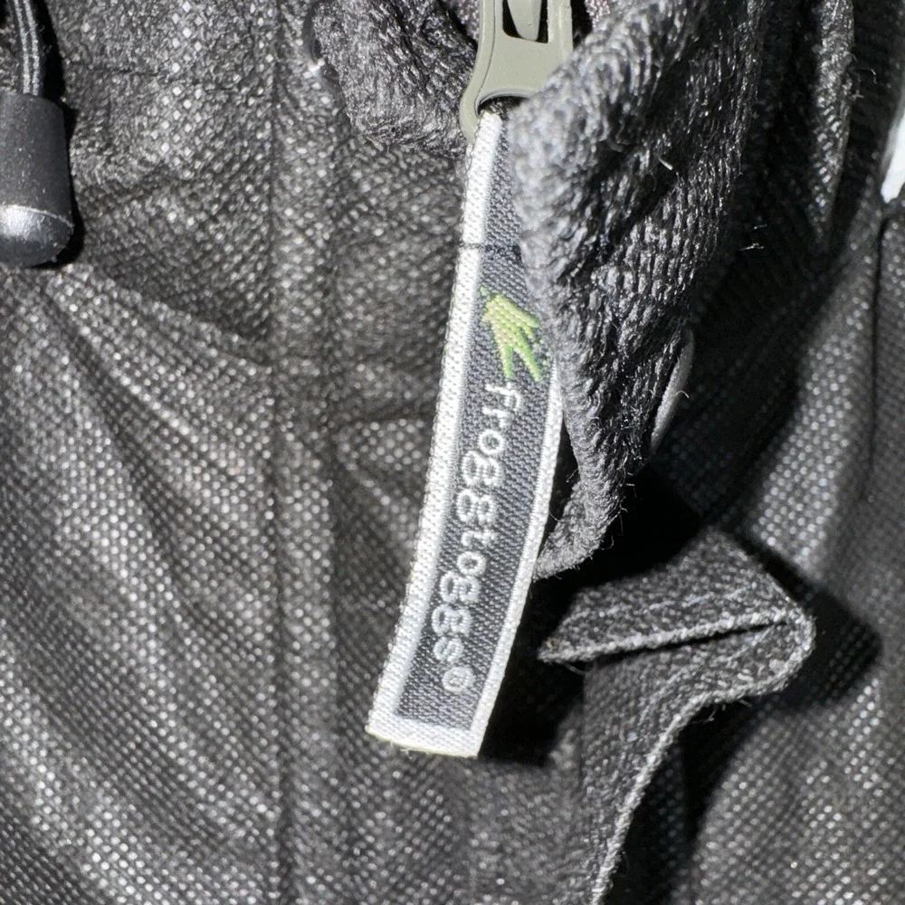 Frogg Toggs Rain Jacket Mens Large Black Waterproof Hooded Lightweight‎ Outdoor